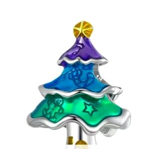 Pandora Style Christmas Tree Charm